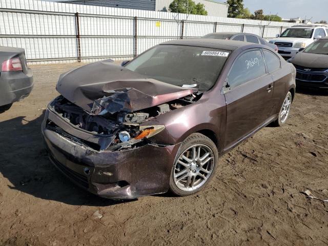 JTKDE167280249773 - 2008 TOYOTA SCION TC ბურგუნდია ფოტო 2