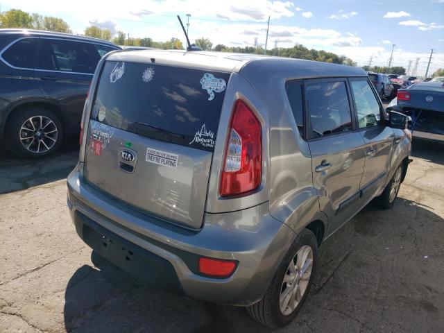 KNDJT2A58D7575574 - 2013 KIA SOUL GRAY photo 4