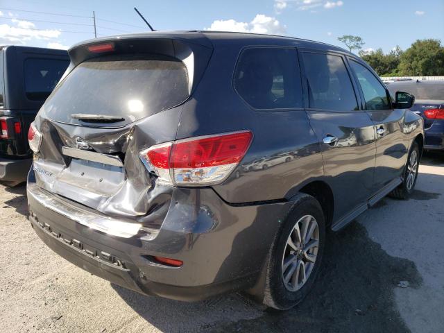 5N1AR2MN6DC657994 - 2013 NISSAN PATHFINDER GRAY photo 4