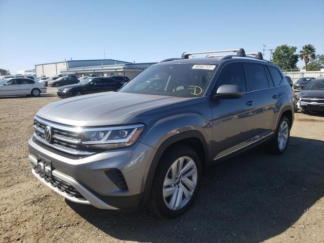 1V2BP2CA4MC542239 - 2021 VOLKSWAGEN ATLAS SEL GRAY photo 2