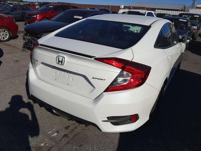 2HGFC2F89LH592672 - 2020 HONDA CIVIC SPOR 白色 照片 4