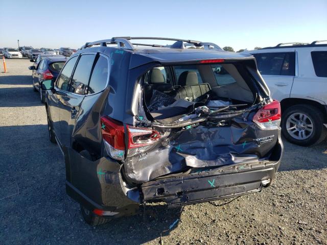 JF2SKARC8NH440676 - 2022 SUBARU FORESTER T GRAY photo 9