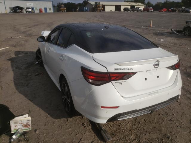 3N1AB8DV3MY273225 - 2021 NISSAN SENTRA SR WHITE photo 3