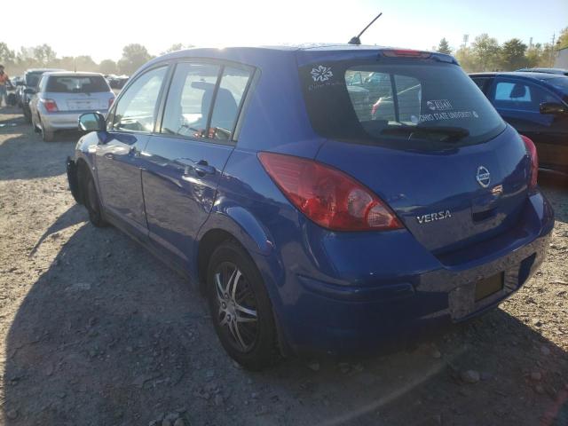 3N1BC13E19L493414 - 2009 NISSAN VERSA S BLUE photo 3