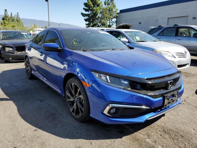 2HGFC2F84KH575468 - 2019 HONDA CIVIC SPOR BLUE photo 1