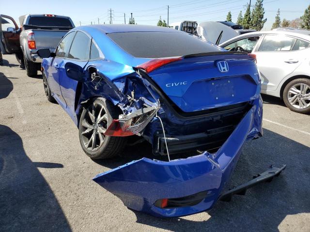 2HGFC2F84KH575468 - 2019 HONDA CIVIC SPOR BLUE photo 3