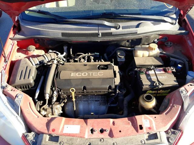 KL1TD66E79B613023 - 2009 CHEVROLET AVEO LS 红色 照片 7