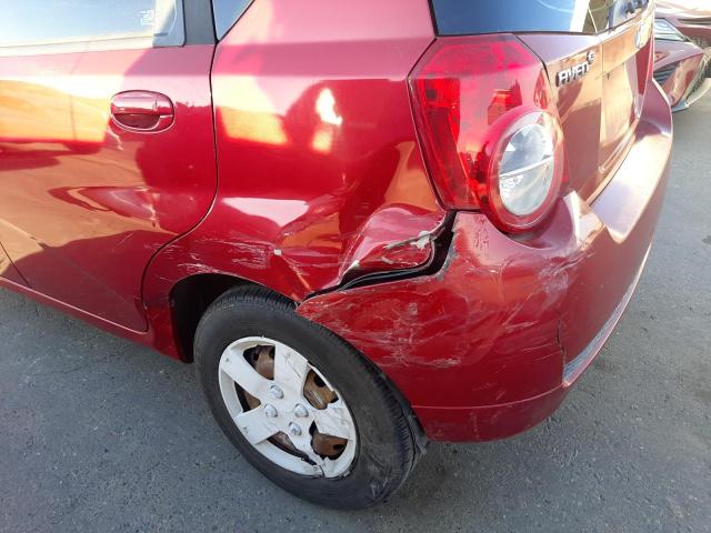 KL1TD66E79B613023 - 2009 CHEVROLET AVEO LS 红色 照片 9