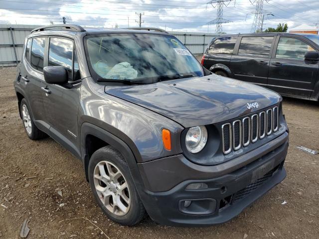 ZACCJABT4GPD49805 - 2016 JEEP RENEGADE L GRAY photo 1