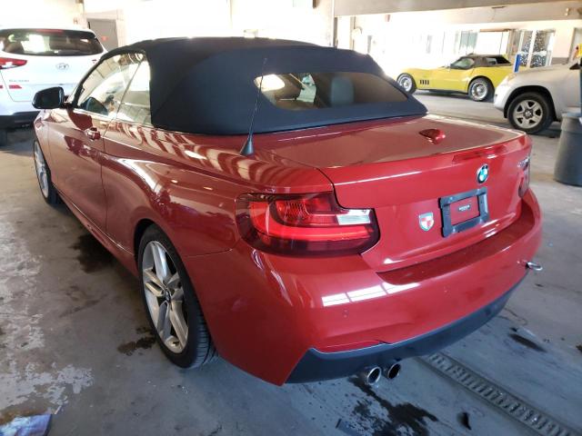 WBA2K9C30HV950545 - 2017 BMW 230I RED photo 3