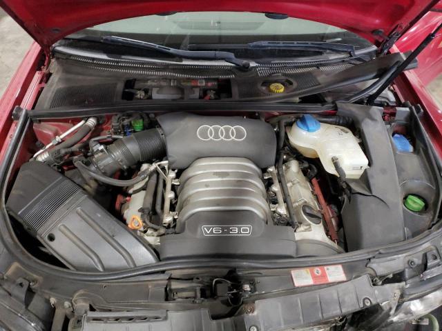 WAUDT48H64K026166 - 2004 AUDI A4 QUATTRO RED photo 7