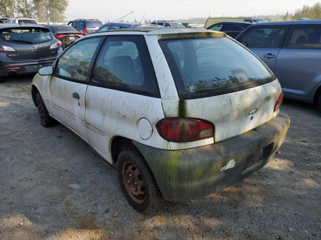 2C1MR2264W6708673 - 1998 CHEVROLET METRO WHITE photo 3