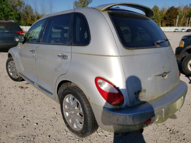 3A8FY68B27T500839 - 2007 CHRYSLER PT CRUISER SILVER photo 3