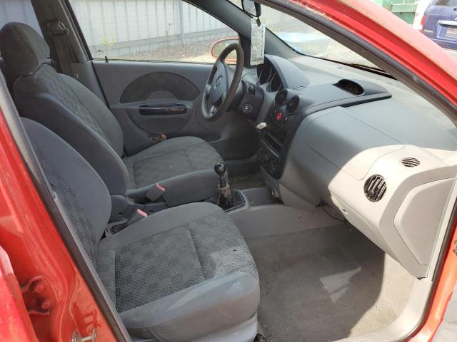 KL1TD526X4B270340 - 2004 CHEVROLET AVEO RED photo 5