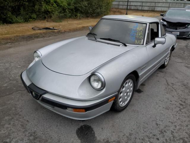 ZARBA556XH1052621 - 1987 ALFA ROMEO SPIDER QUA SILVER photo 2