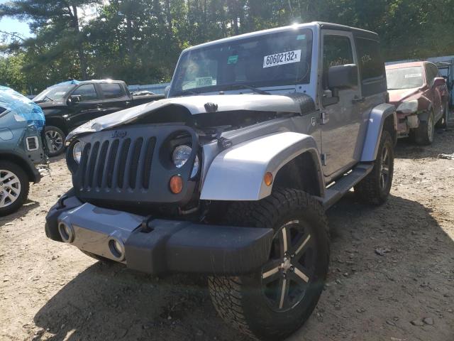 1C4AJWAG5DL564747 - 2013 JEEP WRANGLER S SILVER photo 2