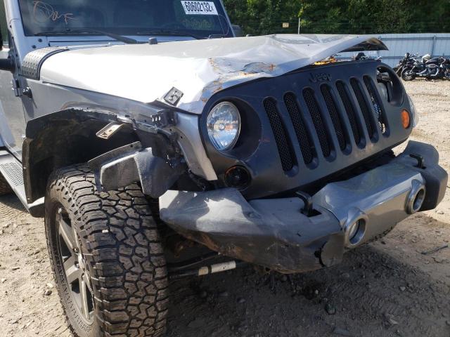 1C4AJWAG5DL564747 - 2013 JEEP WRANGLER S SILVER photo 9