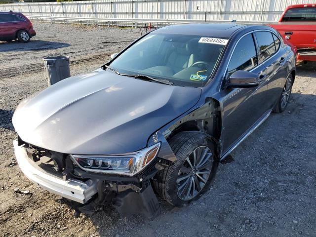 19UUB3F72JA005280 - 2018 ACURA TLX ADVANC GRAY photo 2