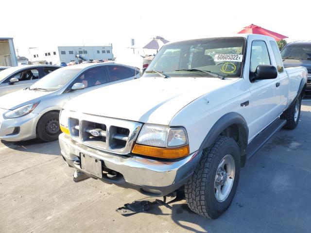 1FTZR15X8XPA11001 - 1999 FORD RANGER XLT WHITE photo 2