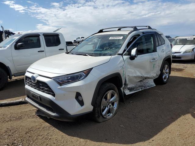 2T3B6RFV8MW026412 - 2021 TOYOTA RAV4 XLE P WHITE photo 2