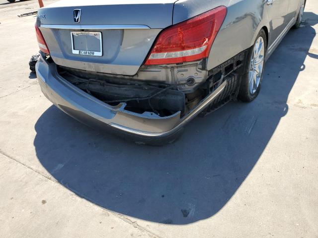 KMHGH4JH4CU049259 - 2012 HYUNDAI EQUUS SIGN GRAY photo 9