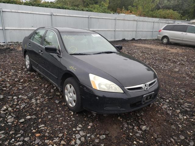 1HGCM56487A165793 - 2007 HONDA ACCORD LX BLACK photo 1