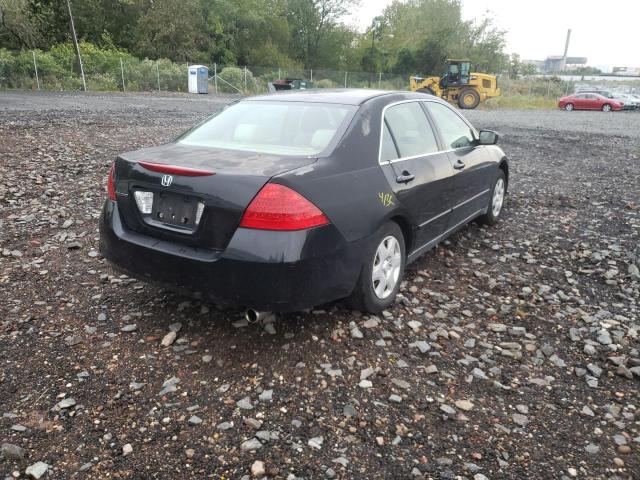 1HGCM56487A165793 - 2007 HONDA ACCORD LX BLACK photo 4