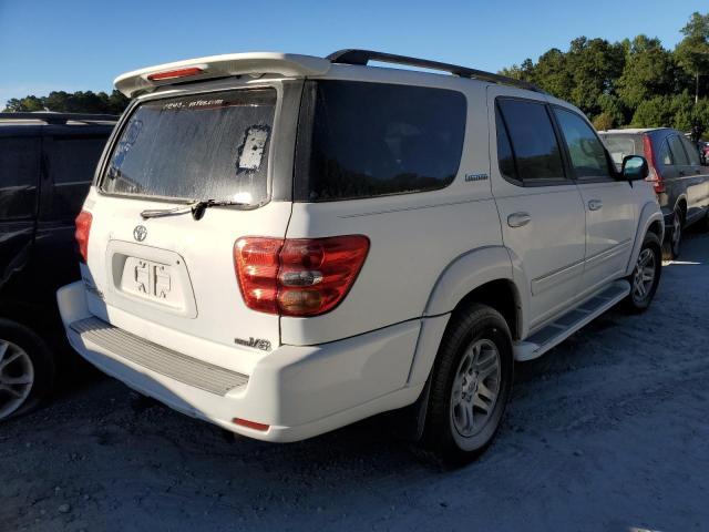 5TDZT38A54S220587 - 2004 TOYOTA SEQUOIA LI WHITE photo 4