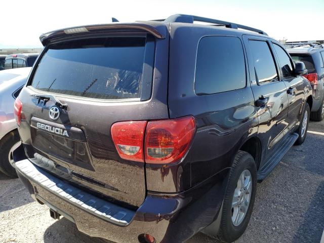 5TDZM5G13CS003757 - 2012 TOYOTA SEQUOIA sr BURGUNDY photo 4