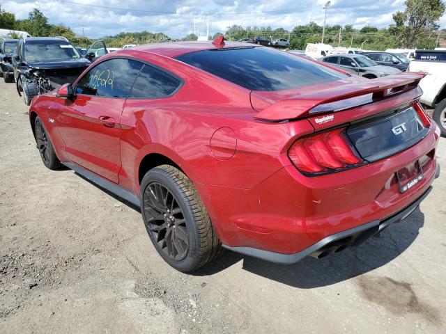 1FA6P8CF4M5135663 - 2021 FORD MUSTANG GT RED photo 3