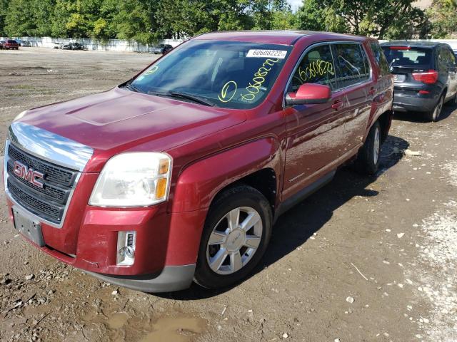 2CTFLREC6B6339434 - 2011 GMC TERRAIN SL BURGUNDY photo 2