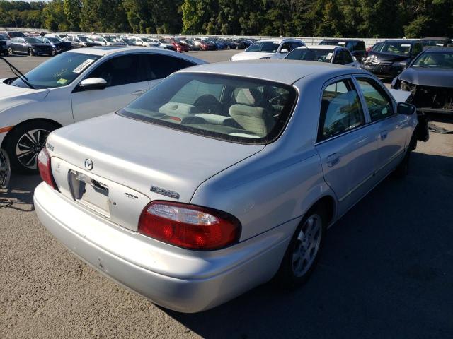 1YVGF22C825291492 - 2002 MAZDA 626 LX SILVER photo 4