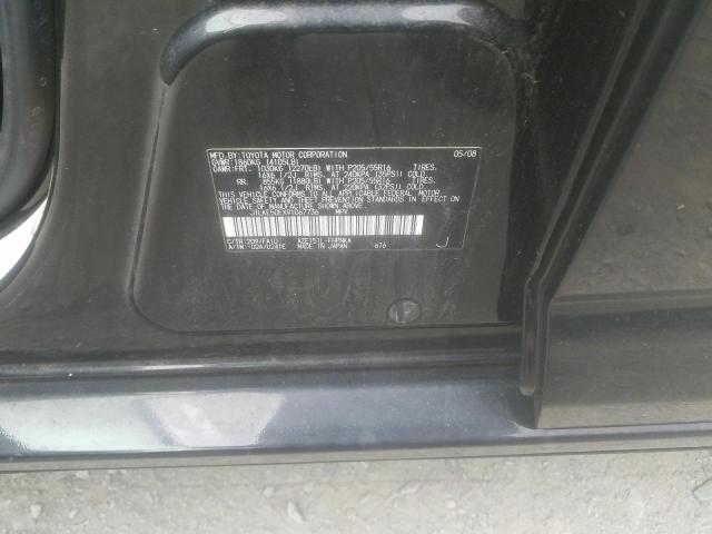 JTLKE50EX91067736 - 2009 TOYOTA SCION XB Schwarz Foto 10