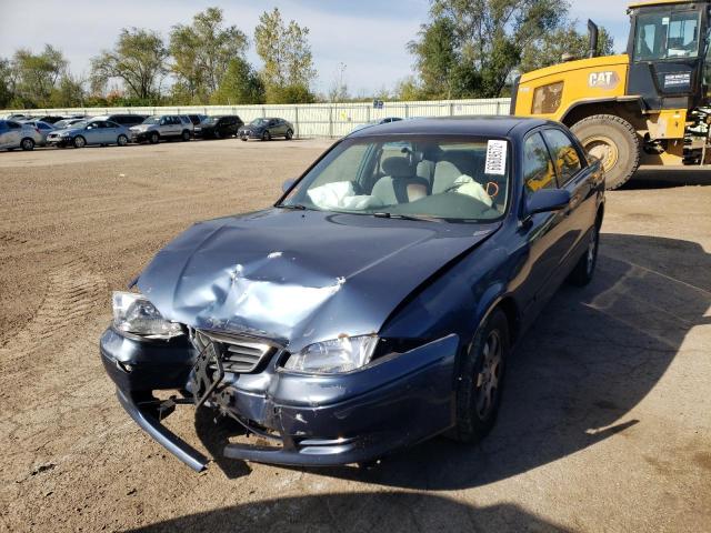 1YVGF22C125302719 - 2002 MAZDA 626 LX BLUE photo 2