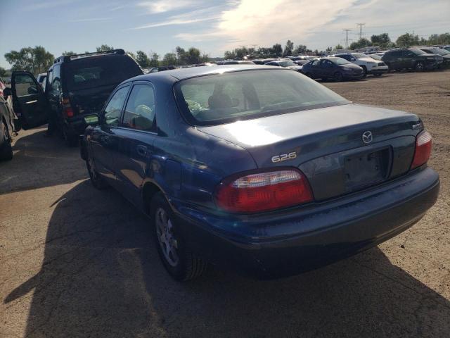 1YVGF22C125302719 - 2002 MAZDA 626 LX BLUE photo 3