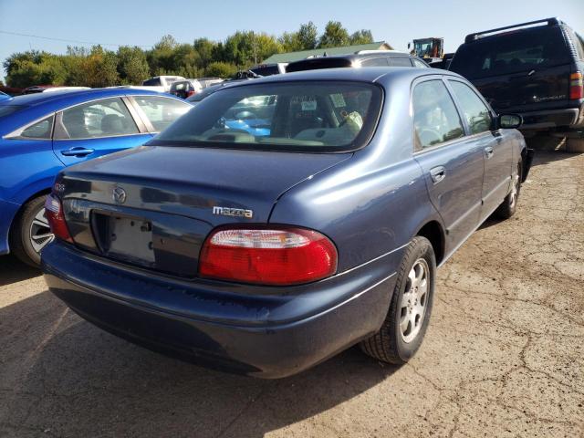 1YVGF22C125302719 - 2002 MAZDA 626 LX BLUE photo 4