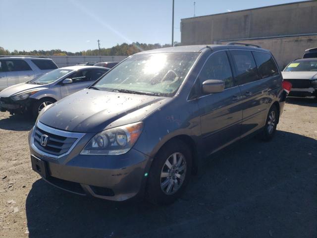 5FNRL3H41AB111392 - 2010 HONDA ODYSSEY EX GRAY photo 2