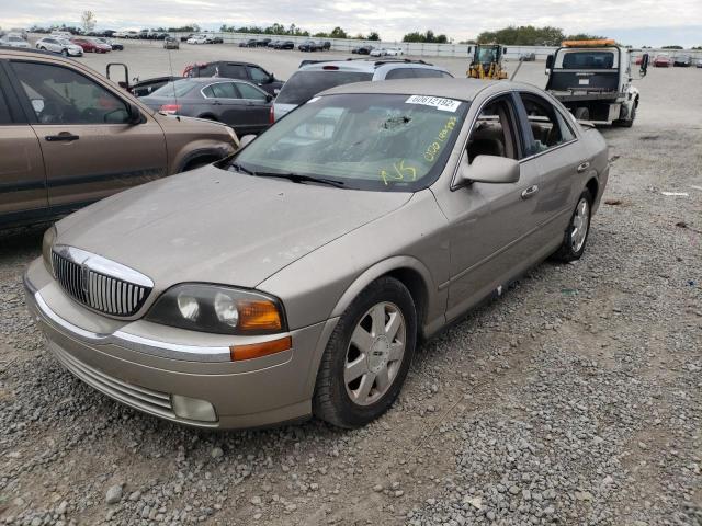 1LNHM86S42Y710579 - 2002 LINCOLN LS GOLD photo 2