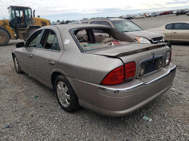 1LNHM86S42Y710579 - 2002 LINCOLN LS 金色 照片 3