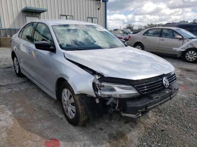3VW2K7AJ1EM241599 - 2014 VOLKSWAGEN JETTA BASE SILVER photo 1