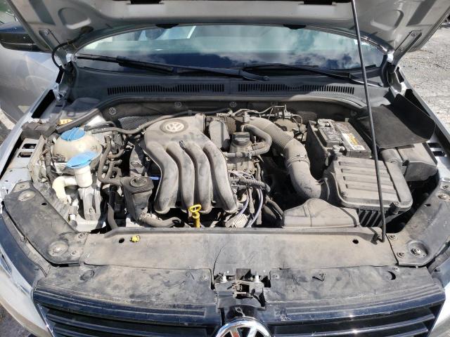 3VW2K7AJ1EM241599 - 2014 VOLKSWAGEN JETTA BASE SILVER photo 7