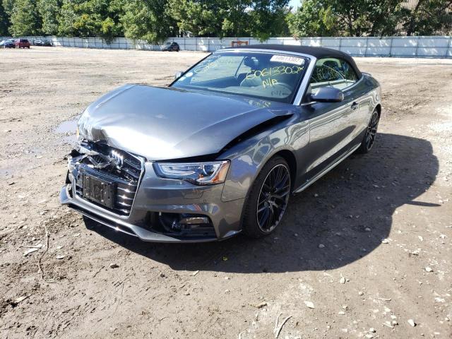 WAUD2AFH4HN002201 - 2017 AUDI A5 SPORT GRAY photo 2