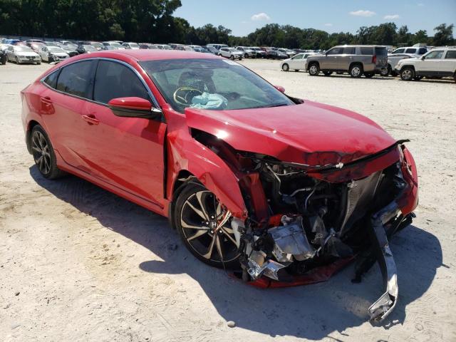 2HGFC2F85KH556430 - 2019 HONDA CIVIC SPOR RED photo 1