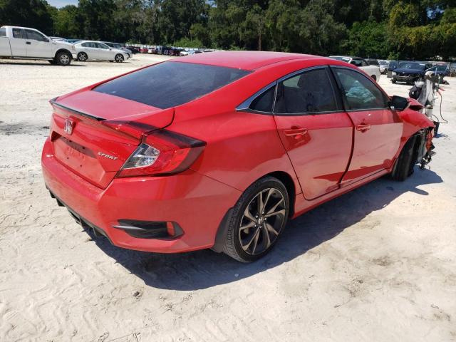 2HGFC2F85KH556430 - 2019 HONDA CIVIC SPOR RED photo 4
