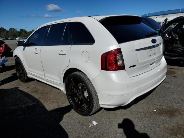 2FMDK4AKXDBA56532 - 2013 FORD EDGE SPORT WHITE photo 3