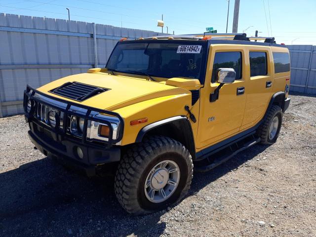 5GRGN23UX3H103182 - 2003 AMERICAN GENERAL HUMMER YELLOW photo 2