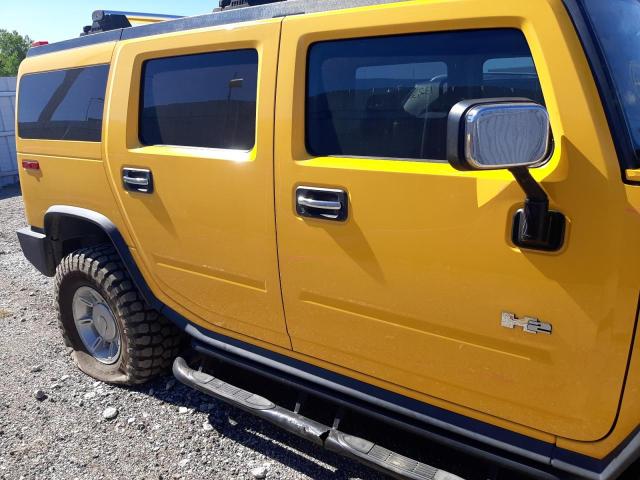 5GRGN23UX3H103182 - 2003 AMERICAN GENERAL HUMMER YELLOW photo 9