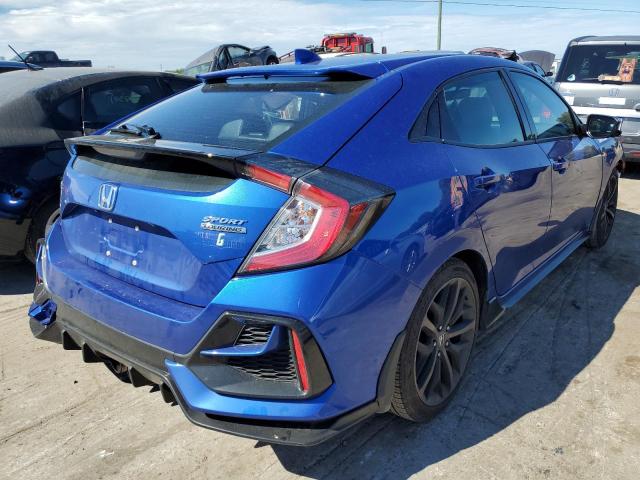 SHHFK7H96LU225799 - 2020 HONDA CIVIC SPOR BLUE photo 4