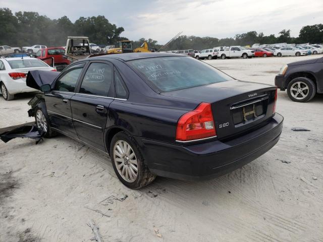 YV1TS592461445671 - 2006 VOLVO S80 2.5T BLUE photo 3