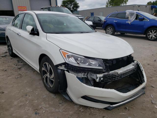 1HGCR2F39HA280895 - 2017 HONDA ACCORD LX WHITE photo 1